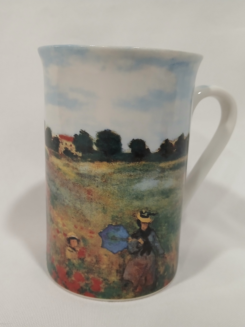 Kent Pottery Claude Monet Poppy Field England 8 oz Coffee Mug EUC